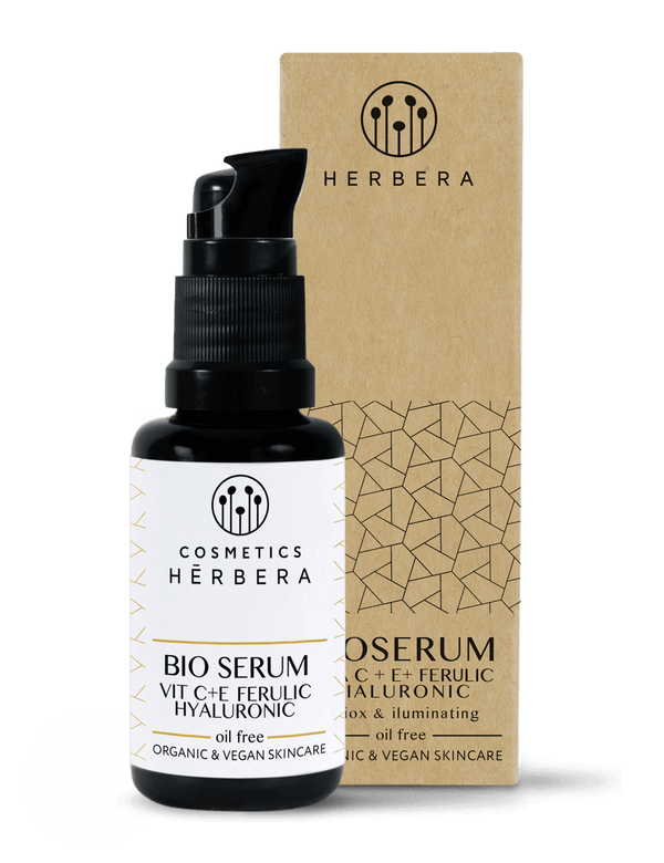 Bio Serum Vitamin C + E + Ferulic + Hyaluronic Oil Free